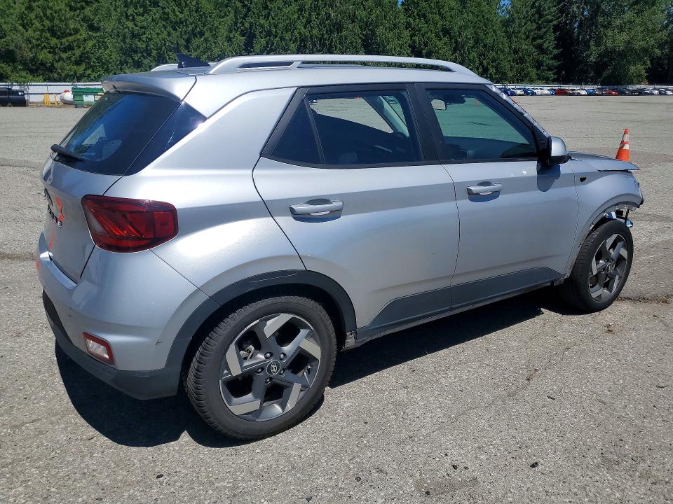 2022 Hyundai Venue VIN KMHRC8A31NU171387 COPART salvage auction — FRONT END, Wa - Bill Of Sale, sold $2,750 on 2026-07-20 (photo 3)