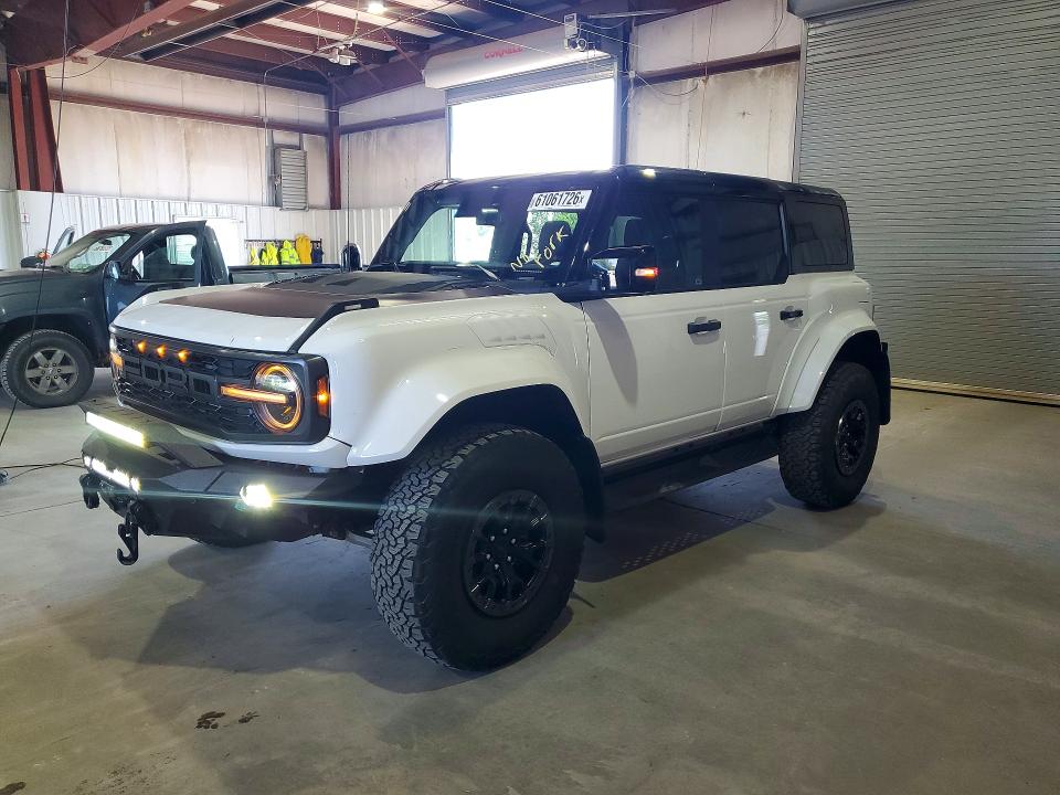 2024 Ford Bronco VIN 1FMEE0RR9RLB00792 COPART salvage auction — MINOR DENT/SCRATCHES, Wi - Cert Of Title W/Salvage Histor, sold $57,500 on 2026-08-03 (photo 1)