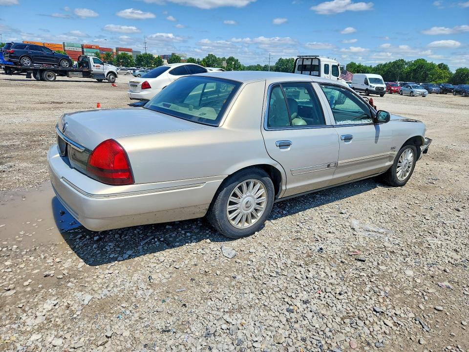 2010 Mercury Grand marquis VIN 2MEBM7FV7AX621701 COPART salvage auction — FRONT END, Oh - Cert Of Title-Salvage, sold $175 on 2026-07-31 (photo 3)