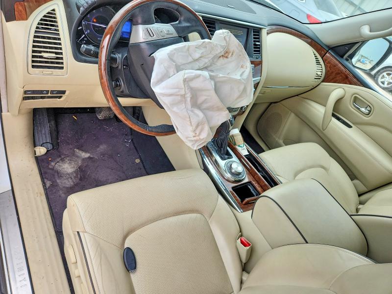 2019 Infiniti Qx80 VIN JN8AZ2NE0K9229971 COPART salvage auction — FRONT END, Ks - Cert Of Title-Salvage, sold $7,900 on 2026-08-20 (photo 8)