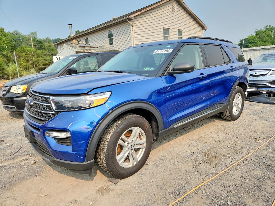 2022 Ford Explorer VIN 1FMSK8DH1NGB82545 — COPART salvage auction photo