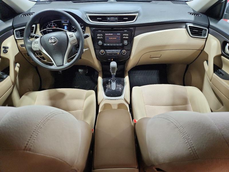 2016 Nissan Rogue VIN JN8AT2MT5GW012992 COPART salvage auction — FRONT END, PA - CERTIFICATE OF SALVAGE, sold $1,050 on 2026-07-31 (photo 8)