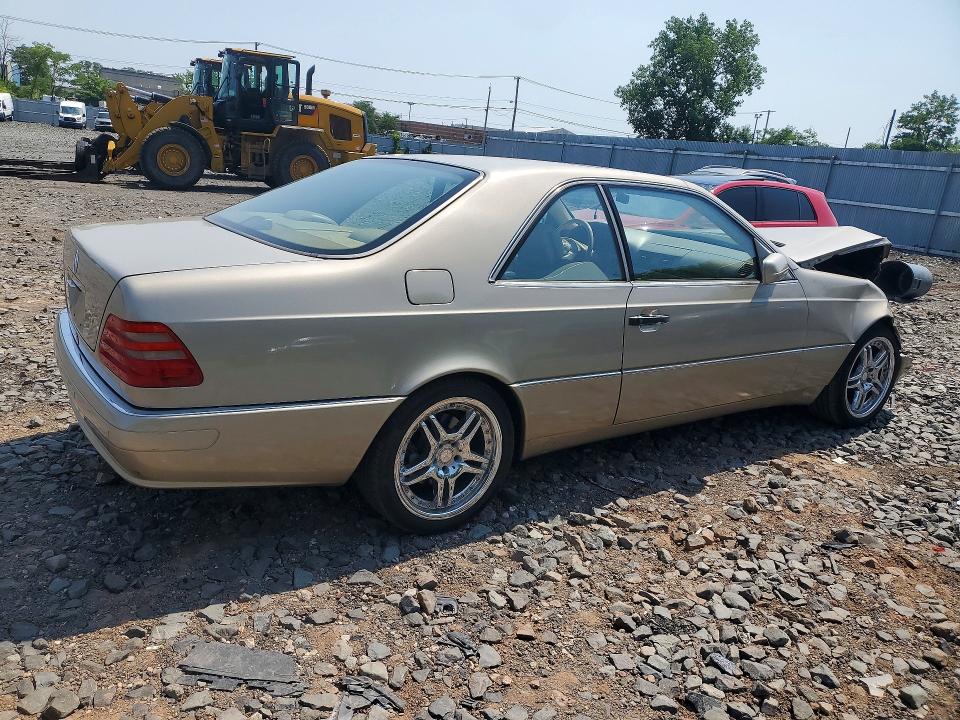 1998 Mercedes-benz Cl-class VIN WDBGA70G0WA391704 COPART salvage auction — FRONT END, NY - MV-907A SALVAGE CERTIFICATE, sold $925 on 2026-07-16 (photo 3)