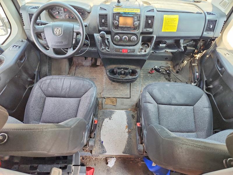 2020 Ram Promaster 3500 VIN 3C6URVJG6LE143974 COPART salvage auction — MINOR DENT/SCRATCHES, PA - CERT OF TITLE, sold $275 on 2026-08-12 (photo 8)