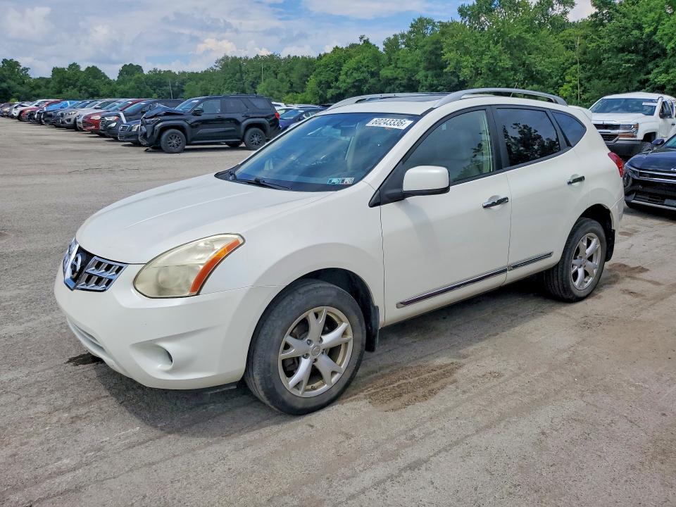 2011 Nissan Rogue sport VIN JN8AS5MV9BW302490 COPART salvage auction — REAR END, Pa - Certificate Of Salvage, sold $575 on 2026-07-16 (photo 1)