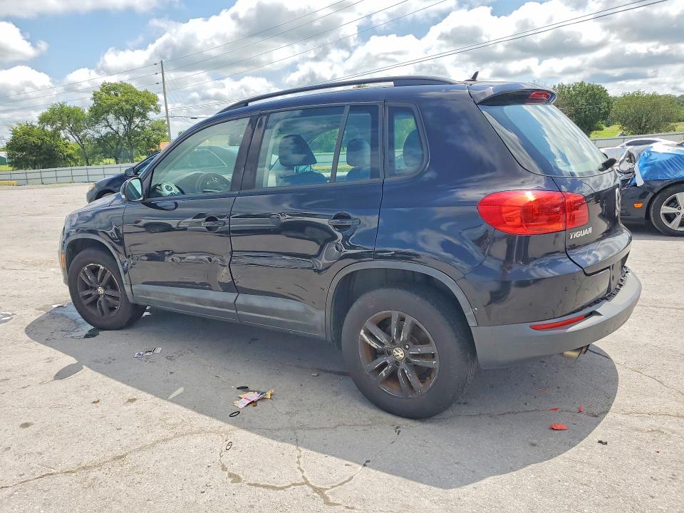 2016 Volkswagen Tiguan VIN WVGBV7AX7GW548420 COPART salvage auction — FRONT END, TN - CERTIFICATE OF TITLE, sold $250 on 2026-07-29 (photo 2)