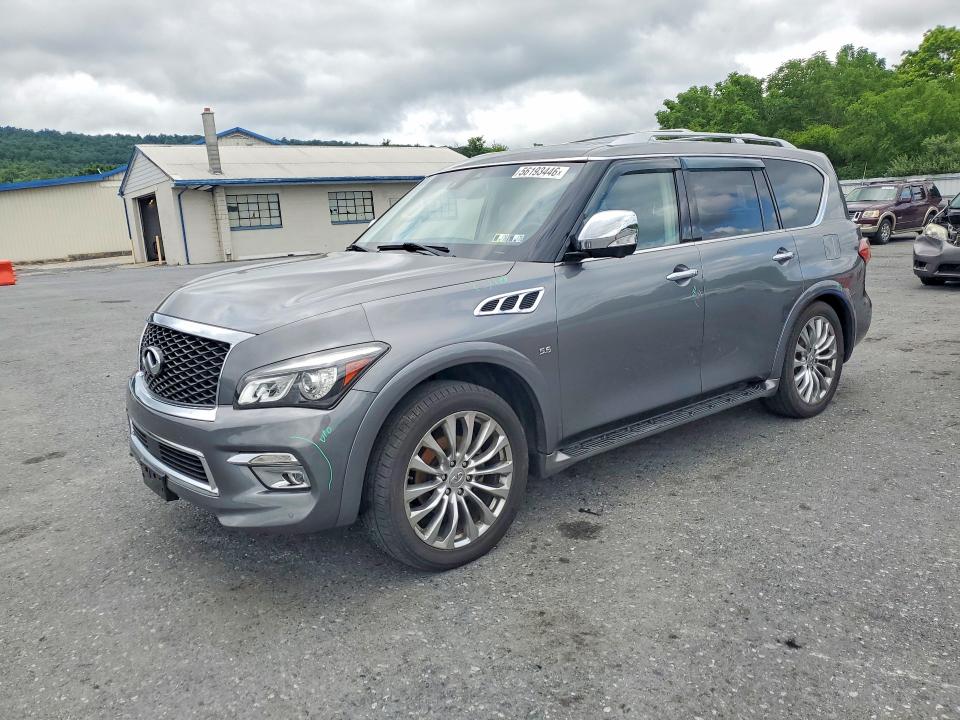 2017 Infiniti Qx80 VIN JN8AZ2NE5H9152930 COPART salvage auction — SIDE, Pa - Certificate Of Salvage, sold $4,800 on 2026-07-14 (photo 1)