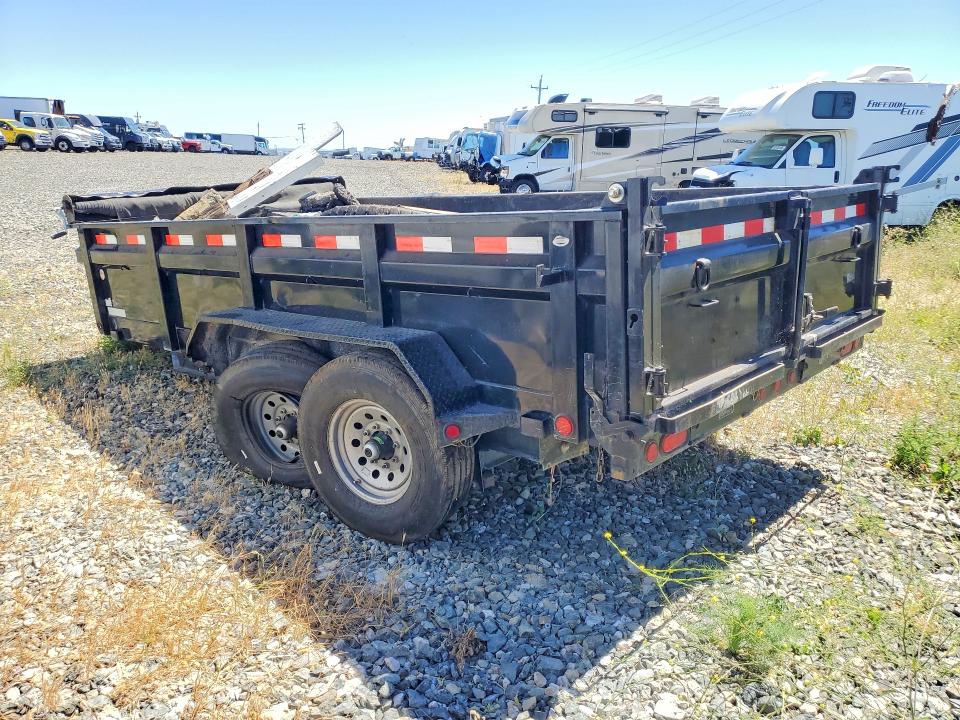 2021 Load trail Dump trailer VIN 4ZEDT1420M1212063 COPART salvage auction — SIDE, CA - SALVAGE CERTIFICATE, sold $2,800 on 2026-09-17 (photo 2)