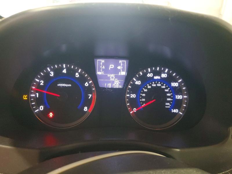 2017 Hyundai Accent VIN KMHCT4AE8HU305929 COPART salvage auction — FRONT END, Tx - Salvage Vehicle Title, sold $1,650 on 2026-07-27 (photo 9)
