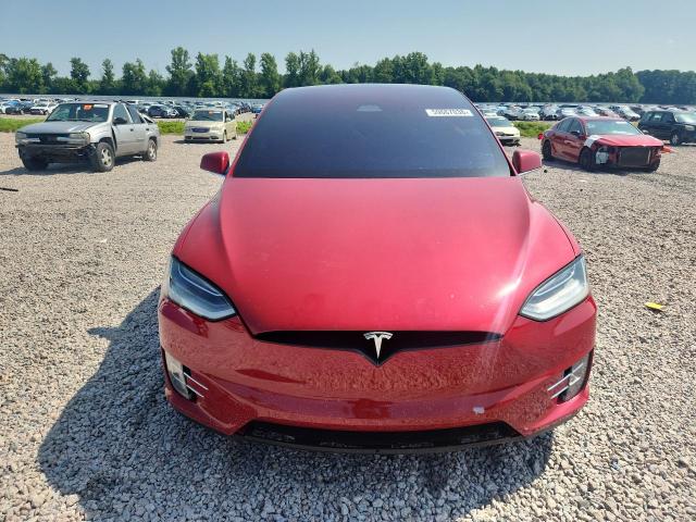 2017 Tesla Model x VIN 5YJXCBE48HF025027 COPART salvage auction — SIDE, Salvage Title, sold $9,200 on 2026-08-18 (photo 5)