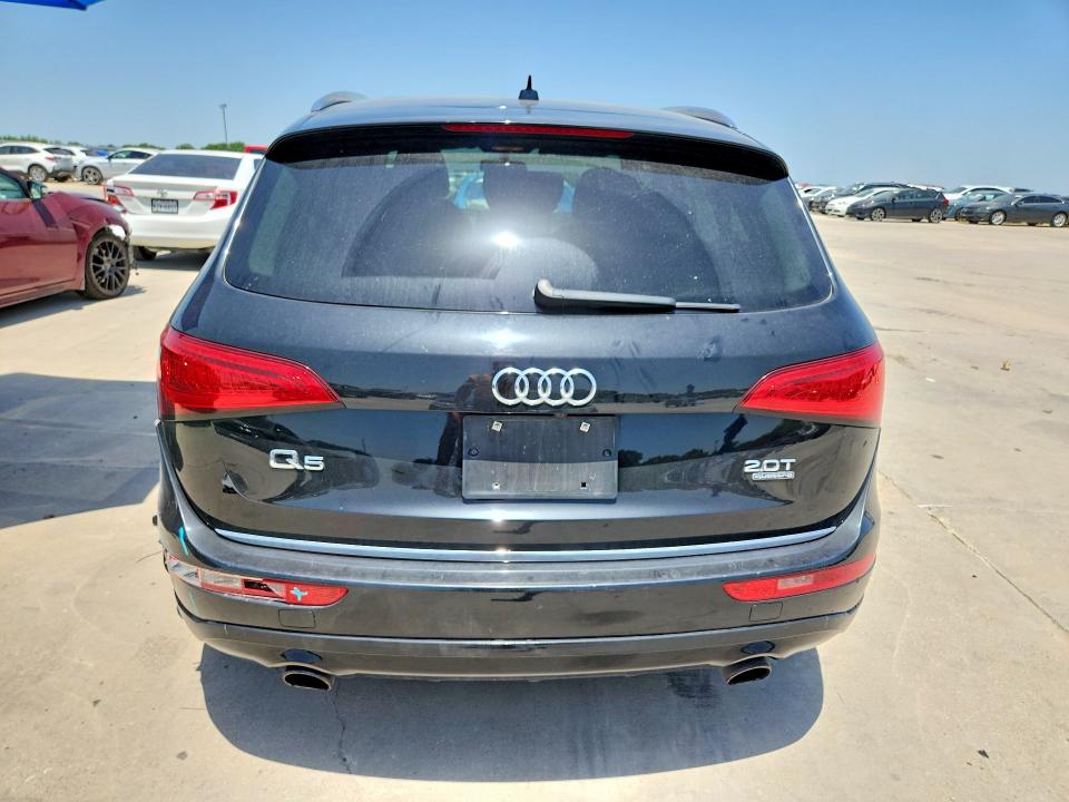 2016 Audi Q5 VIN WA1C2AFP6GA045539 COPART salvage auction — REAR END, Tx - Salvage Vehicle Title, sold $1,700 on 2026-07-27 (photo 6)