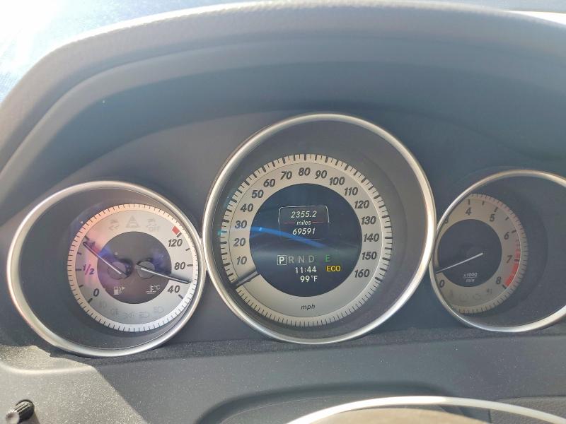 2014 Mercedes-benz C-klasse VIN WDDGF8AB1EA891709 COPART salvage auction — UNDERCARRIAGE, Fl - Certificate Of Destruction, sold $2,100 on 2026-08-11 (photo 9)