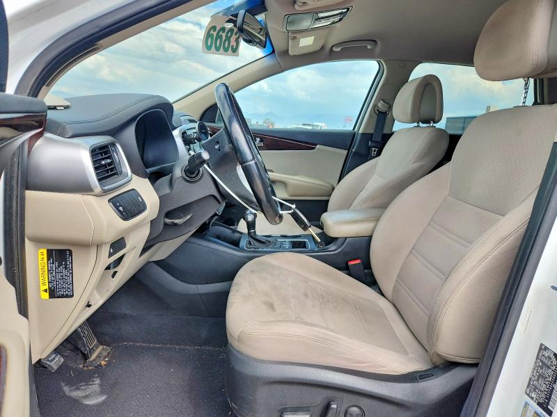 2016 Kia Sorento VIN 5XYPGDA35GG053727 COPART salvage auction — MINOR DENT/SCRATCHES, Ut - Certificate Of Title, sold $900 on 2026-07-31 (photo 7)