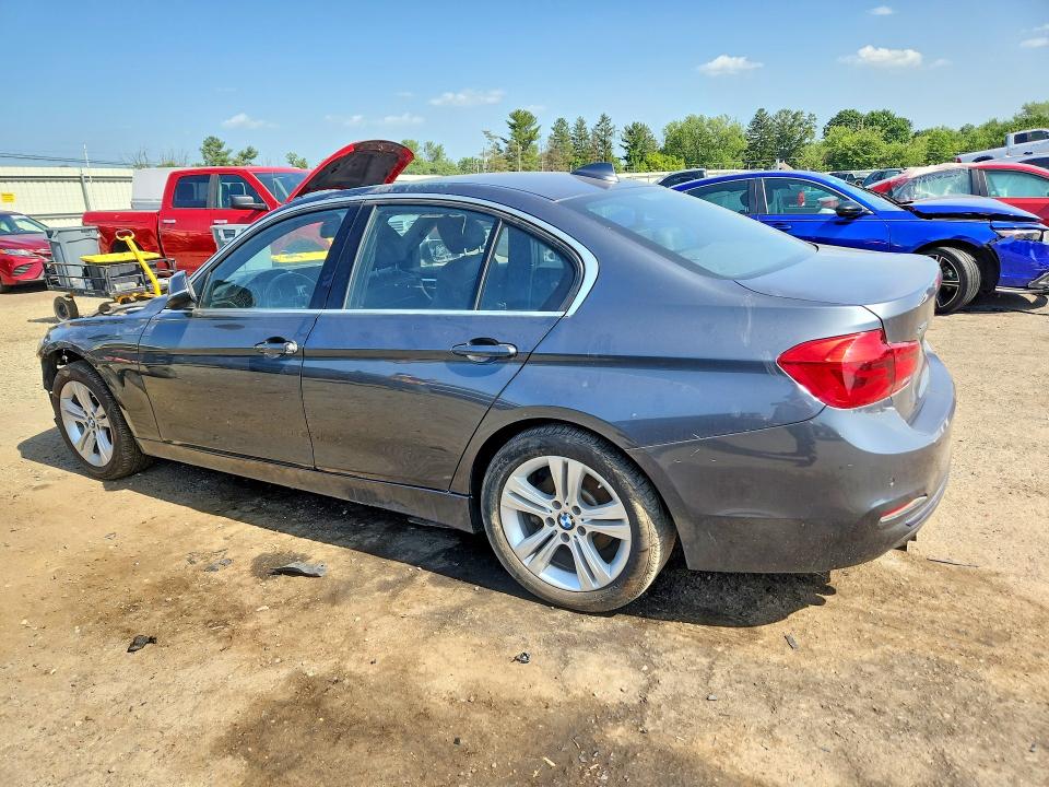 2017 BMW 3 series VIN WBA8D9G58HNT90791 COPART salvage auction — VANDALISM, PA - CERTIFICATE OF SALVAGE, sold $1,200 on 2026-07-17 (photo 2)