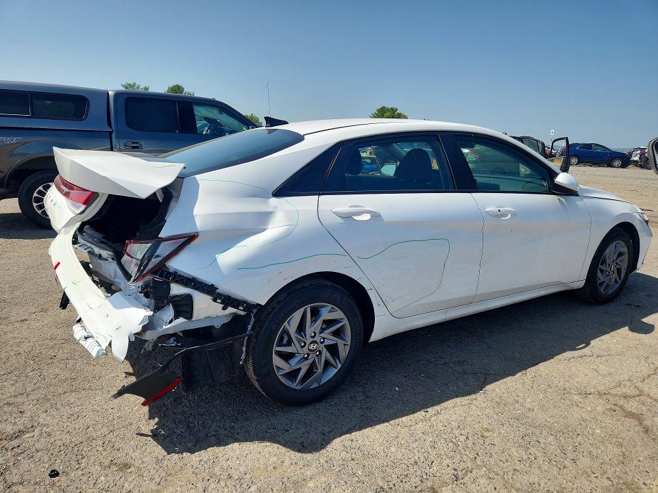 2024 Hyundai Elantra VIN KMHLM4DG5RU781051 COPART salvage auction — REAR END, Pa - Certificate Of Salvage, sold $5,600 on 2026-07-17 (photo 3)