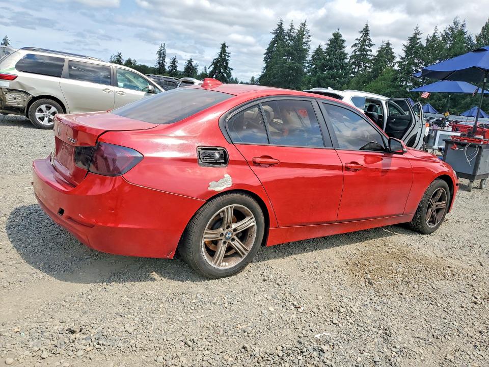 2013 BMW 3er VIN WBA3B5C55DJ598398 COPART salvage auction — REAR END, Wa - Bill Of Sale, sold $350 on 2026-08-07 (photo 3)