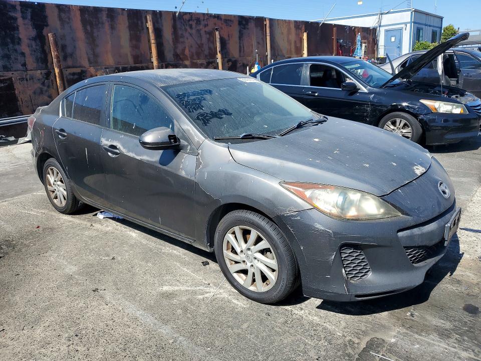 2012 Mazda 3 VIN JM1BL1V83C1607528 COPART salvage auction — MINOR DENT/SCRATCHES, Ca - Dis/Dlr/Exp App For Dup Salvag, sold $425 on 2026-07-24 (photo 4)