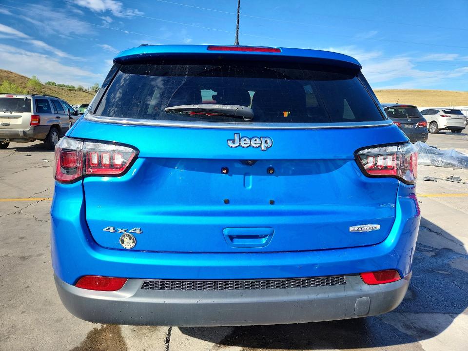 2021 Jeep Compass VIN 3C4NJDBB0MT540563 COPART salvage auction — HAIL, CO - CERTIFICATE OF TITLE, sold $3,950 on 2026-07-27 (photo 6)