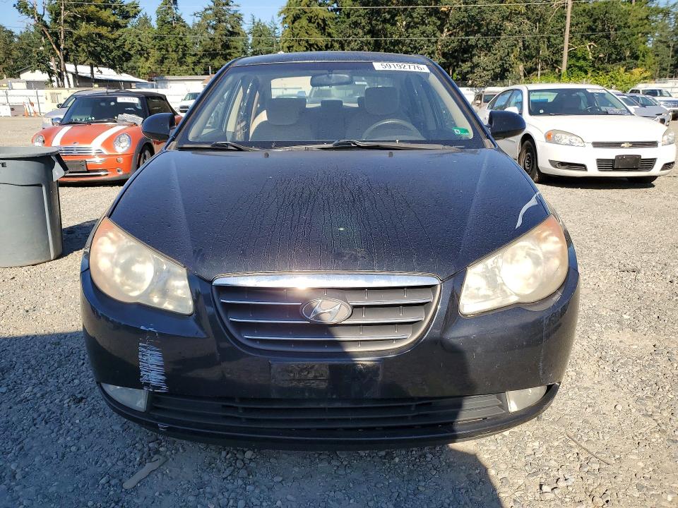 2008 Hyundai Elantra VIN KMHDU46DX8U545274 COPART salvage auction — VANDALISM, WA - BILL OF SALE, sold $725 on 2026-07-10 (photo 5)