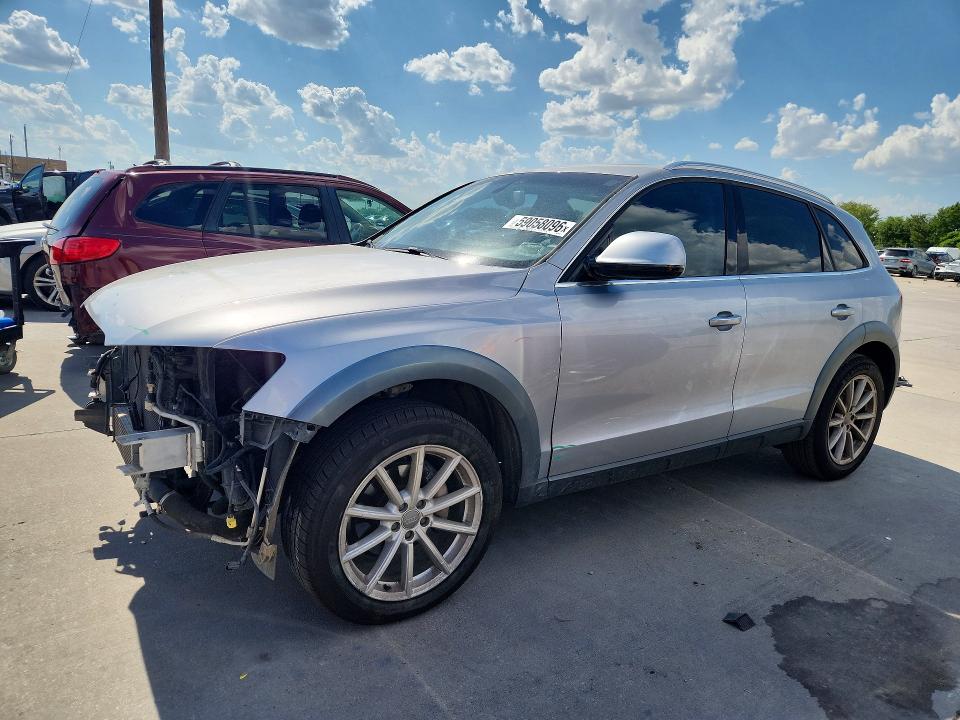 2017 Audi Q5 VIN WA1L2AFP1HA026463 COPART salvage auction — FRONT END, Tx - Salvage Vehicle Title, sold $2,850 on 2026-07-16 (photo 1)