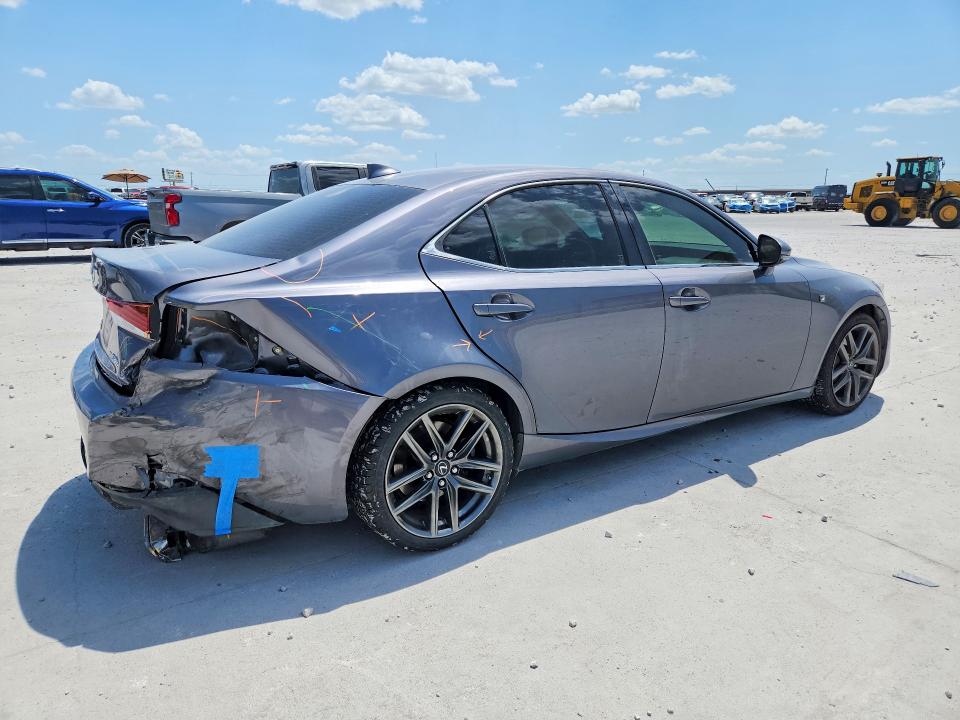 2018 Lexus Is VIN JTHC81D2XJ5030987 COPART salvage auction — REAR END, Tx - Salvage Vehicle Title, sold $5,400 on 2026-07-28 (photo 3)