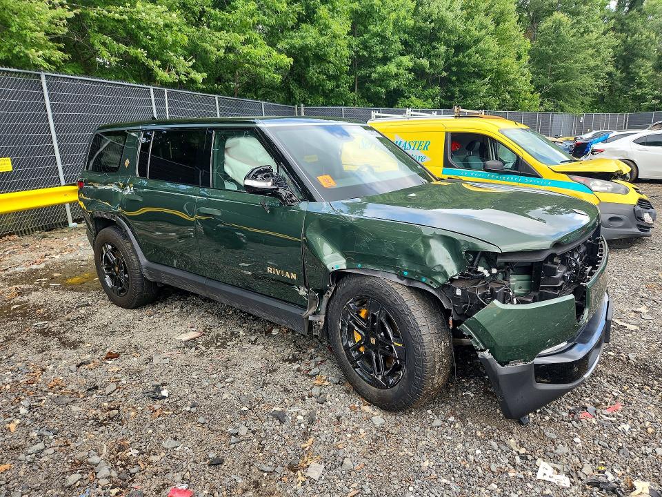 2023 Rivian R1s VIN 7PDSGABA4PN017440 COPART salvage auction — FRONT END, MD - CERT OF SALVAGE-PARTS ONLY, sold $5,700 on 2026-07-28 (photo 4)