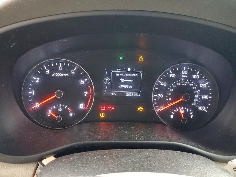 2017 Kia Sportage VIN KNDPM3AC0H7083168 COPART salvage auction — MECHANICAL, Oh - Certificate Of Title, sold $1,050 on 2026-07-31 (photo 9)
