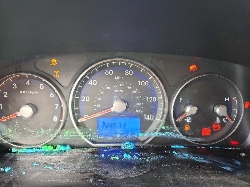 2012 Hyundai Santa fe VIN 5XYZGDAB6CG124024 COPART salvage auction — FRONT END, Nm - Certificate Of Title, sold $1,300 on 2026-07-13 (photo 9)
