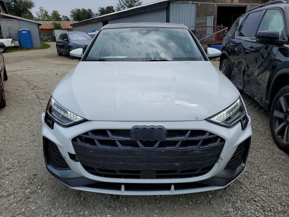 2025 Audi A3 VIN WAULUCGY4SA121994 COPART salvage auction — SIDE, Ab - Oop - Active, sold $16,500 on 2026-07-29 (photo 5)