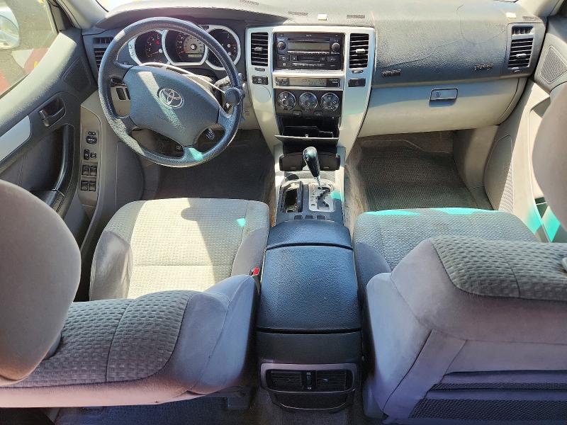 2005 Toyota 4runner VIN JTEZU14R058024717 COPART salvage auction — FRONT END, Ca - Dis/Dlr/Exp App For Dup Clean, sold $2,500 on 2026-07-13 (photo 8)