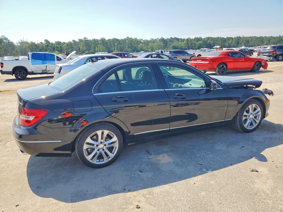 2014 Mercedes-benz C-klasse VIN WDDGF8AB1EG254445 COPART salvage auction — FRONT END, Sc - Cert Of Title-Salvage, sold $1,850 on 2026-08-05 (photo 3)