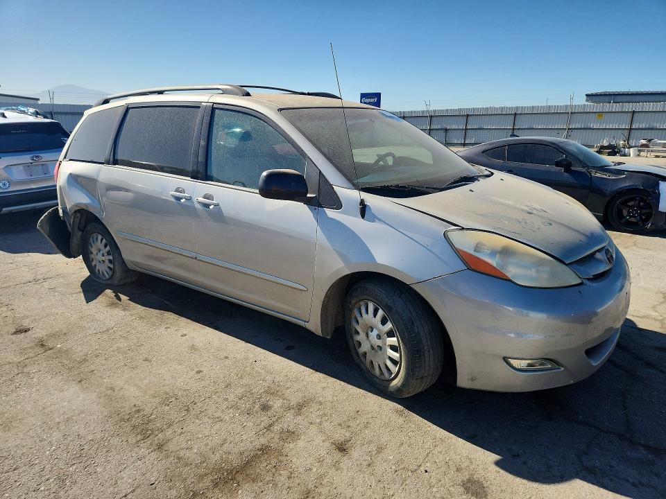 2008 Toyota Sienna VIN 5TDZK23C58S187022 COPART salvage auction — REAR END, Ca - Salvage Certificate, sold $400 on 2026-07-10 (photo 4)