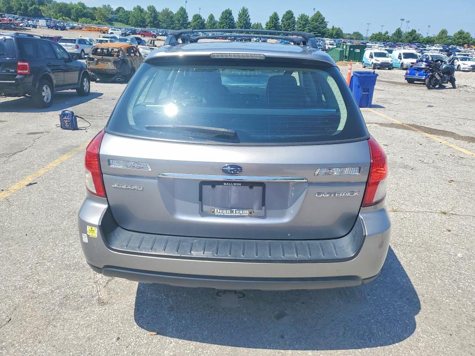 2009 Subaru Outback VIN 4S4BP61C297347880 COPART salvage auction — MINOR DENT/SCRATCHES, Mo - Certificate Of Title, sold $675 on 2026-07-17 (photo 6)
