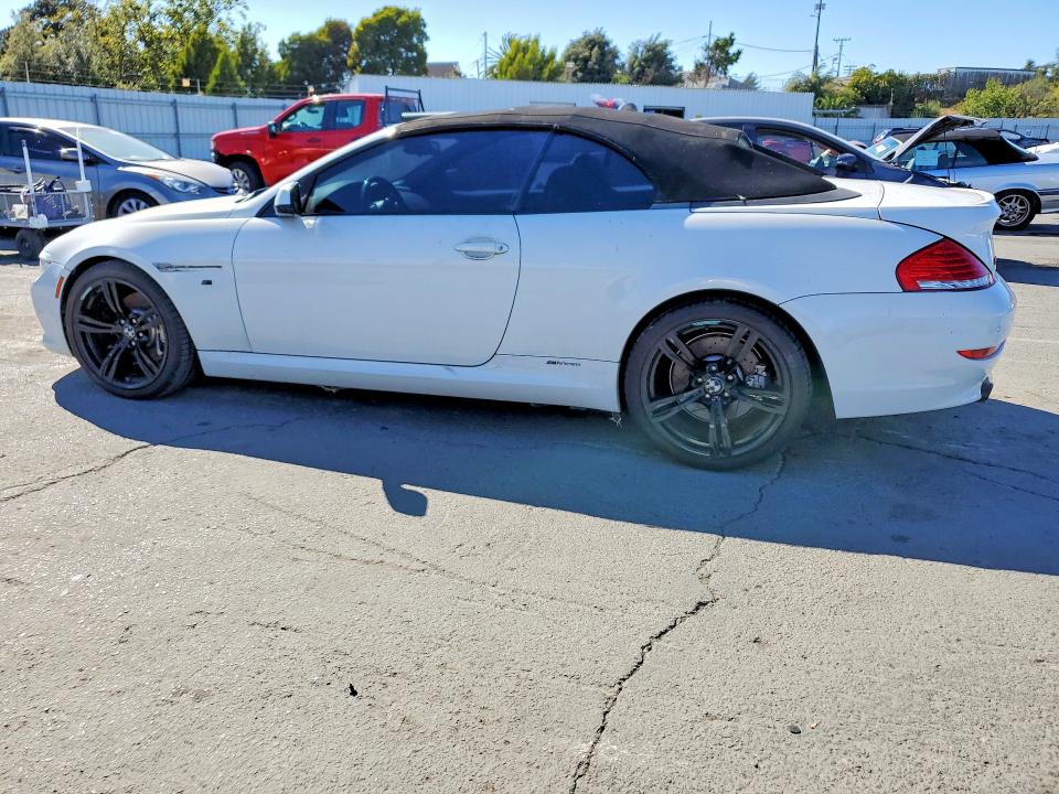 2010 BMW 6 series VIN WBAEB5C51AC225982 COPART salvage auction — MECHANICAL, CA - DIS/DLR/EXP ONLY CLEAN TITLE, sold $1,350 on 2026-07-10 (photo 2)