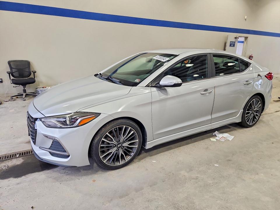 2017 Hyundai Elantra VIN KMHD04LB5HU322817 COPART salvage auction — MECHANICAL, Va - Certificate Of Title (P), sold $5,300 on 2026-07-31 (photo 1)