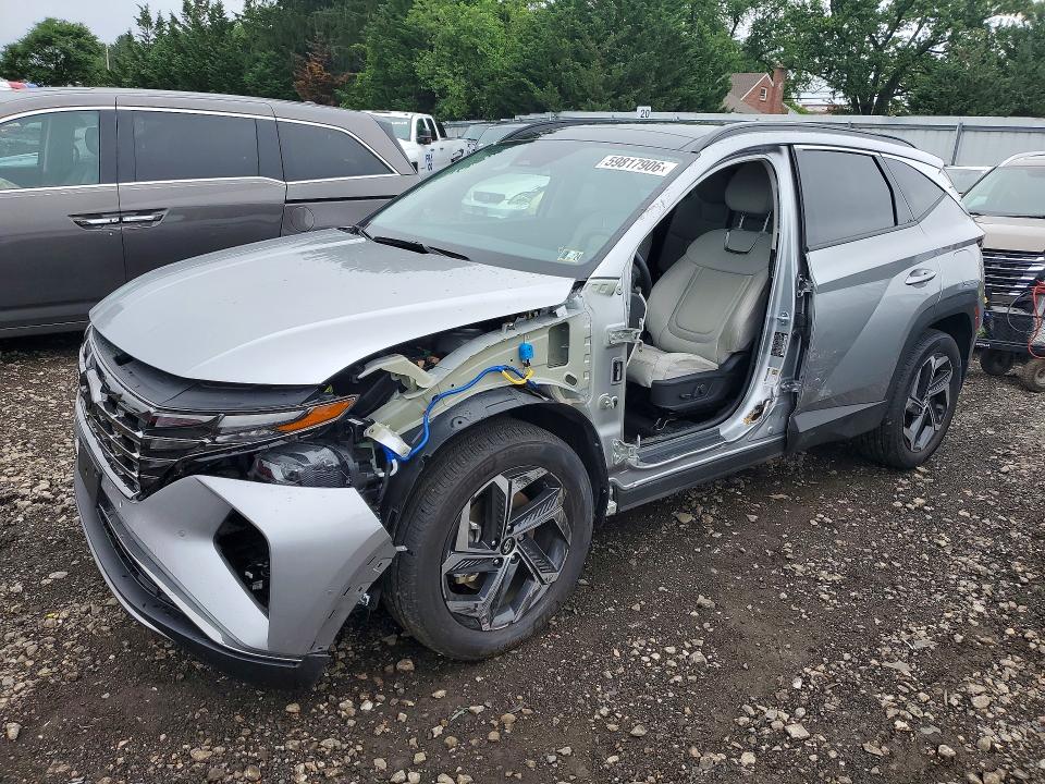 2023 Hyundai VIN KM8JECA17PU099395 COPART salvage auction — FRONT END, Md - Cert Of Salvage > 75% Damage, sold $10,300 on 2026-07-20 (photo 1)