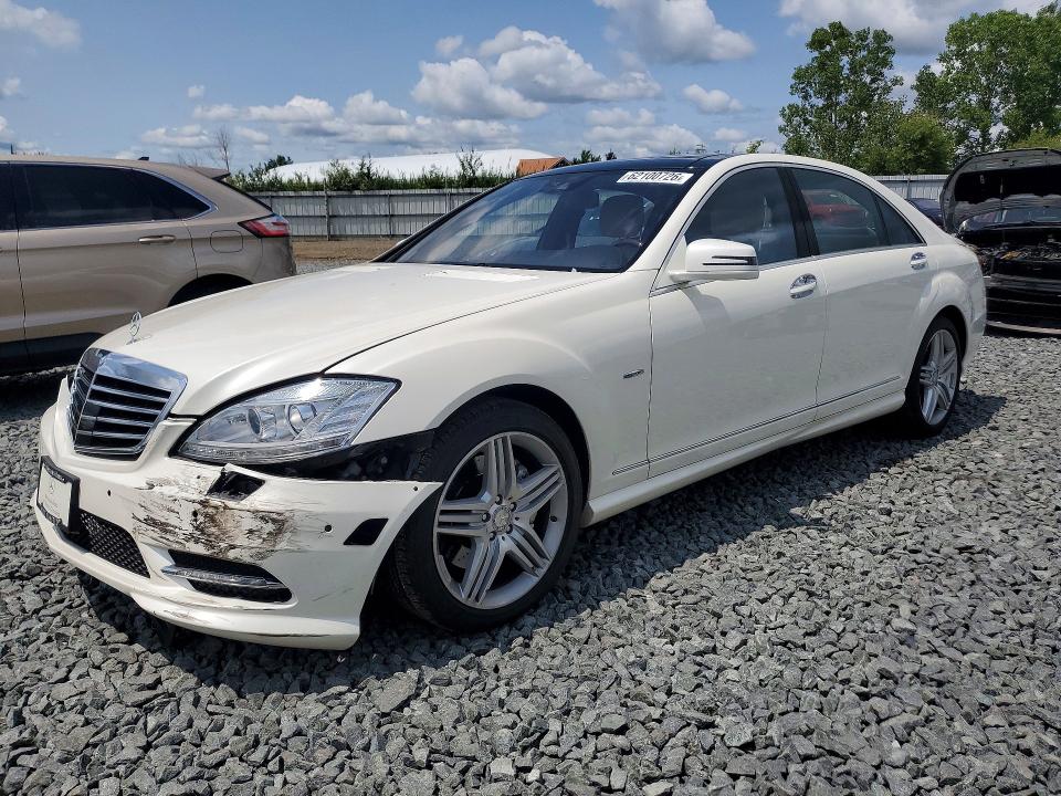 2012 Mercedes-benz S-klasse VIN WDDNG9EB1CA469344 COPART salvage auction — FRONT END, Oh - Cert Of Title-Salvage, sold $3,450 on 2026-08-13 (photo 1)