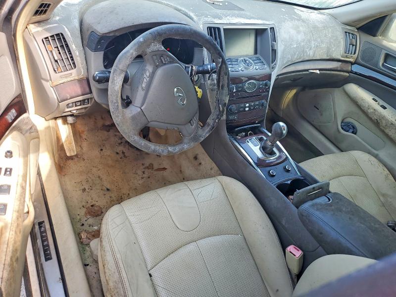 2011 Infiniti G37 VIN JN1CV6AP6BM509926 COPART salvage auction — FRONT END, AL - CERTIFICATE OF TITLE, sold $60 on 2026-07-30 (photo 8)