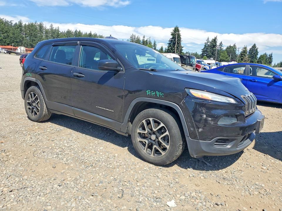 2014 Jeep Cherokee VIN 1C4PJLAS4EW244882 COPART salvage auction — FRONT END, WA - BILL OF SALE, sold $175 on 2026-07-17 (photo 4)