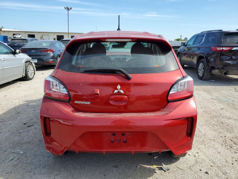 2024 Mitsubishi Mirage VIN ML32AUHJ4RH017685 COPART salvage auction — FRONT END, Az - Cert Of Title - Salvage, sold $2,250 on 2026-07-24 (photo 6)