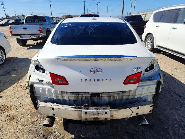 2011 Infiniti G37 VIN JN1CV6AP0BM305526 COPART salvage auction — STRIPPED, CA - DLR/DIS/EXP ONLY SALVAGE TITLE, sold $200 on 2026-07-13 (photo 6)