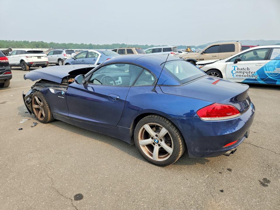 2011 BMW Z4 VIN WBALM5C56BE495703 COPART salvage auction — FRONT END, NY - MV-907A SALVAGE CERTIFICATE, sold $80 on 2026-07-29 (photo 2)