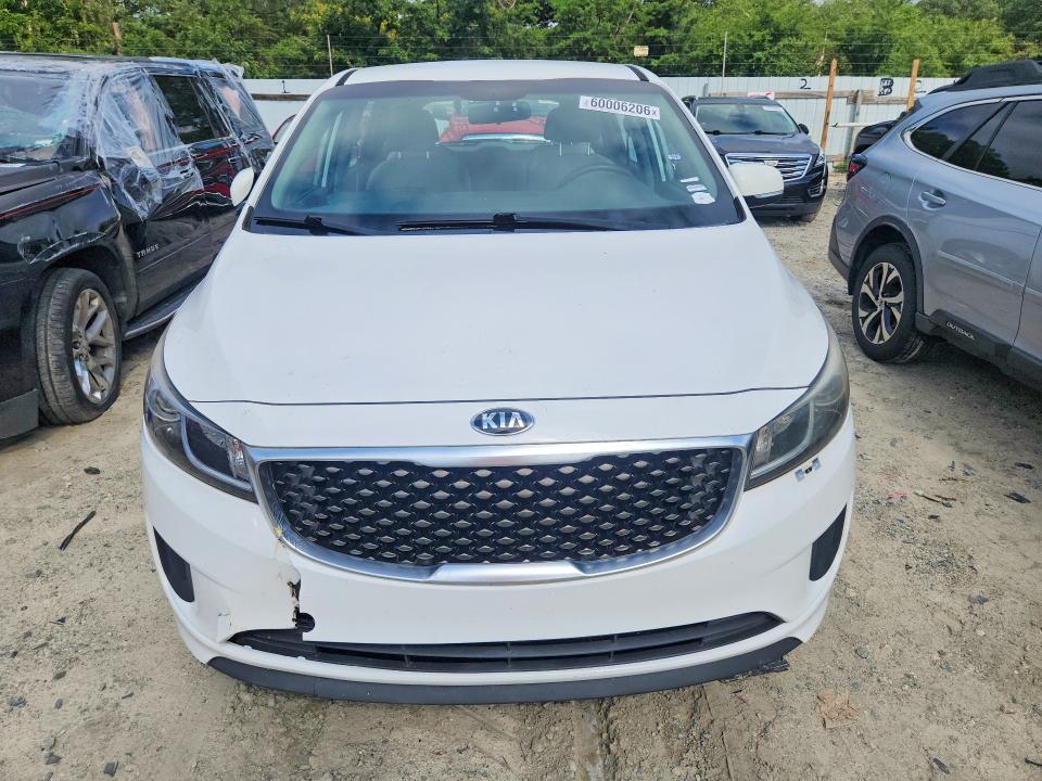 2016 Kia SEDONA VIN KNDMA5C18G6149733 COPART salvage auction — REAR END, Salvage Title, sold $1,100 on 2026-07-28 (photo 5)