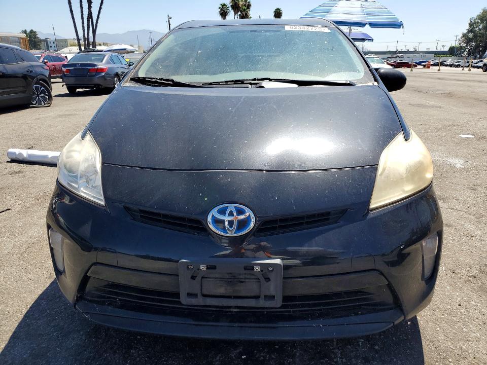2013 Toyota Prius VIN JTDKN3DU4D5627267 COPART salvage auction — VANDALISM, Ca - Dis/Dlr/Exp App For Dup Clean, sold $875 on 2026-07-31 (photo 5)
