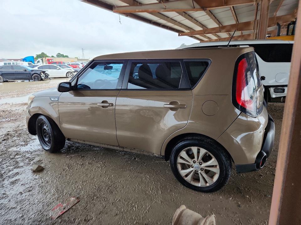 2015 Kia Soul VIN KNDJP3A59F7197665 COPART salvage auction — SIDE, TX - CERTIFICATE OF TITLE, sold $1,150 on 2026-07-17 (photo 2)