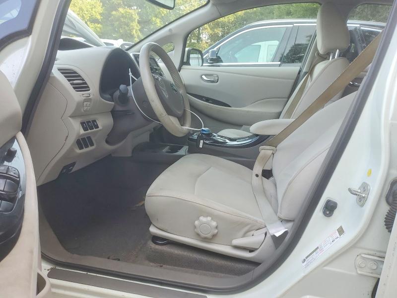 2012 Nissan Leaf VIN JN1AZ0CP8CT026015 COPART salvage auction — FRONT END, Ga - Certificate Of Title, sold $2,700 on 2026-07-31 (photo 7)