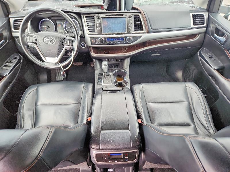 2018 Toyota Highlander VIN 5TDJZRFHXJS839776 COPART salvage auction — FRONT END, Va - Cert Of Title - Salvage, sold $9,400 on 2026-07-29 (photo 8)