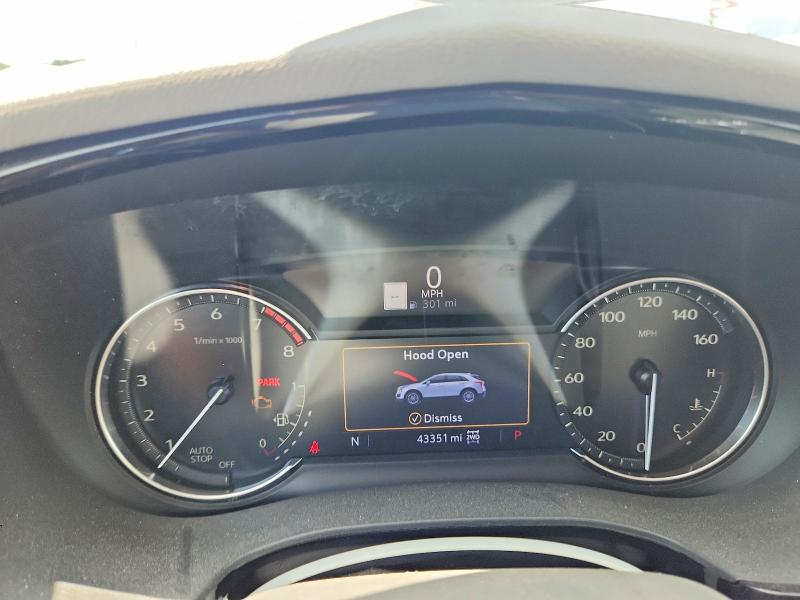 2022 Cadillac Xt5 VIN 1GYKNDRS6NZ105208 COPART salvage auction — FRONT END, Mi - Cert Of Title-Salvage Vehicle, sold $7,100 on 2026-07-21 (photo 9)
