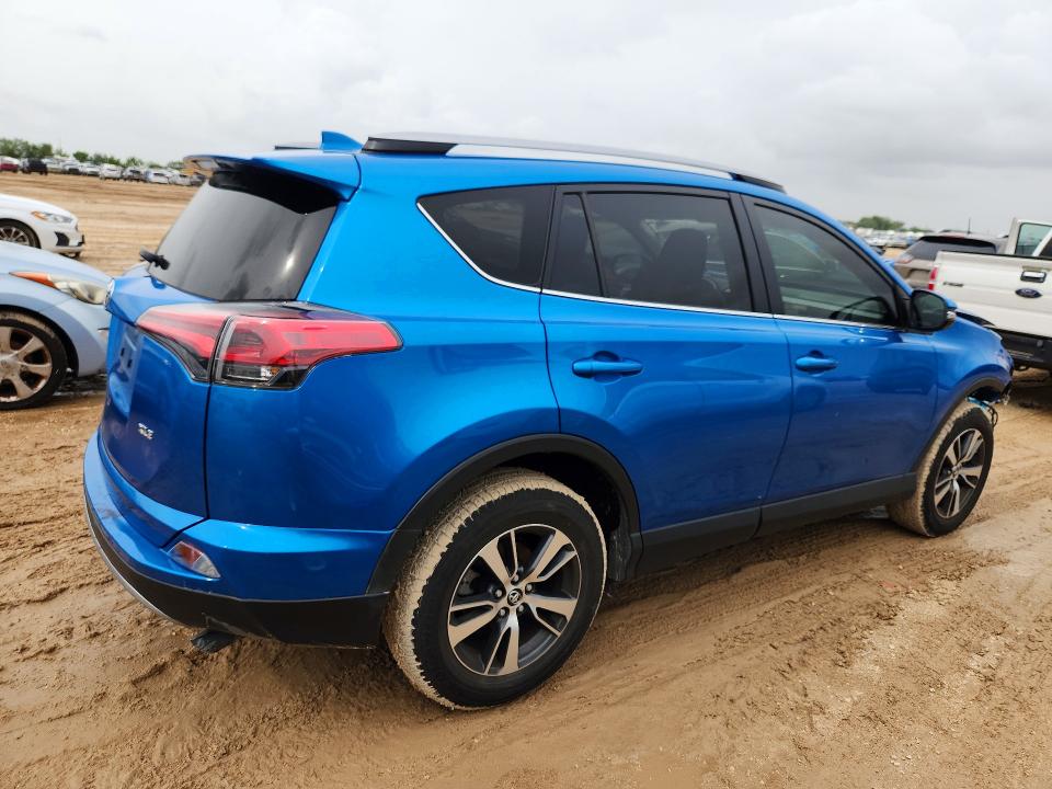 2017 Toyota Rav4 VIN JTMWFREV6HJ147964 COPART salvage auction — FRONT END, TX - SALVAGE VEHICLE TITLE (P), sold $5,300 on 2026-07-23 (photo 3)