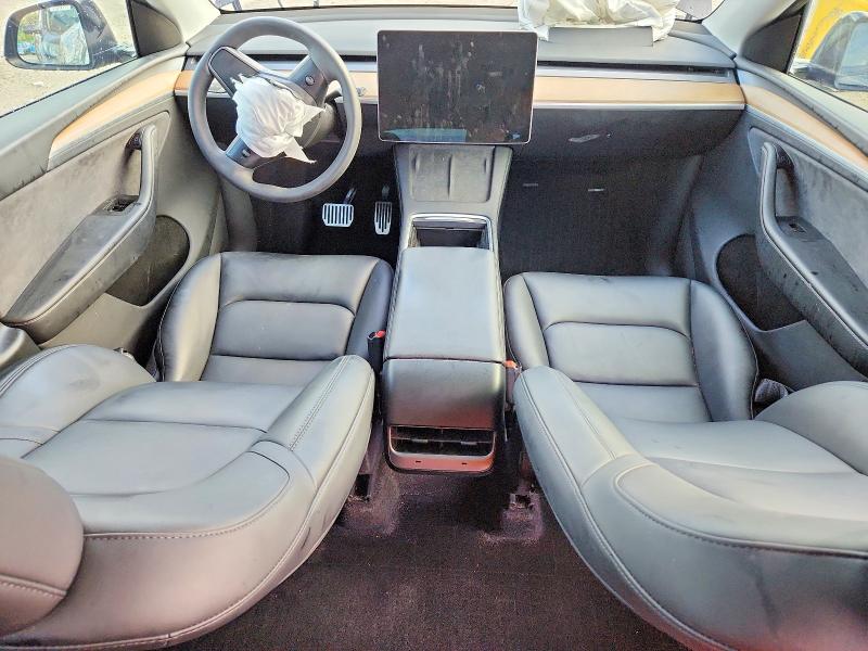 2025 Tesla Model y VIN 7SAYGDEE8SA362351 COPART salvage auction — FRONT END, Salvage Title, sold $10,300 on 2026-09-10 (photo 8)